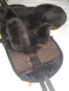 Christ Premium boml�s lammeskinds sadel -  str. full.  Samme spec. som pony.Lgd. ca. 59/60 cm 